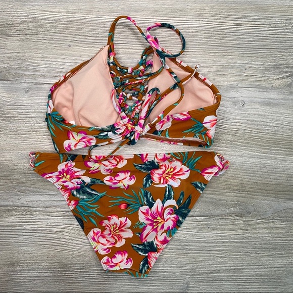 Xhilaration Bikini Swimsuit Set Sz M/L - Picture 3 of 6